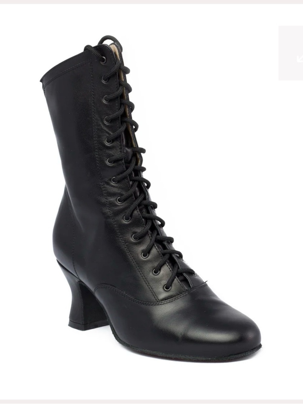 New in Box Laduca ZiZi Dance Boot Lace Up Soft Sole 2.5” Heel
